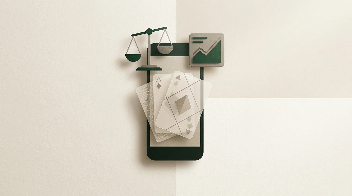 Conceptual casino and mobile betting illustration for Nigeria